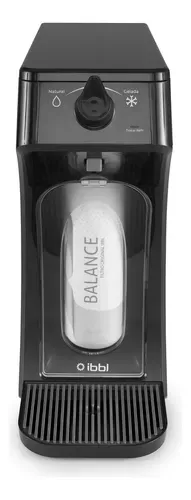 Purificador De gua Gelada Fria E Natural Eletrnico Ibbl E-Due Equilibrium Grafite Bivolt